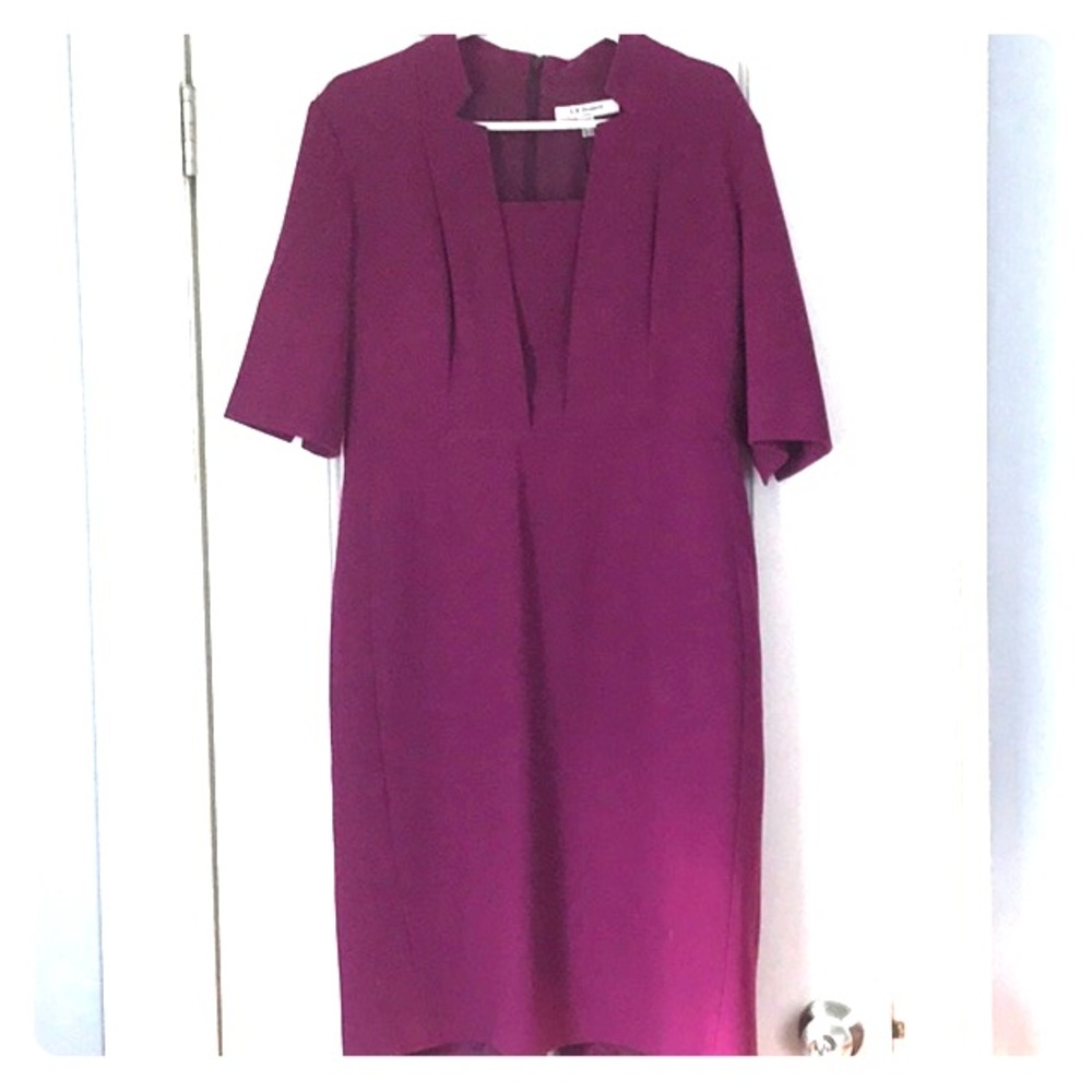 L.K. Bennet Raspberry Dress